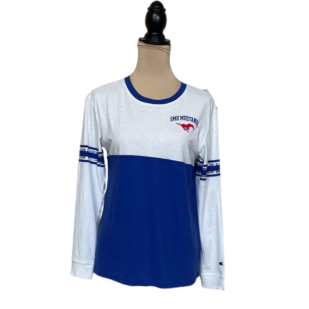 Champions SMU Mustangs Long Sleeve Tee NWT (B)